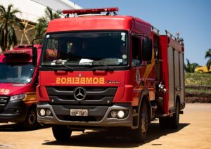 Bombeiros combatem enxame de marimbondos em creche de Alta Floresta após ataque a crianças