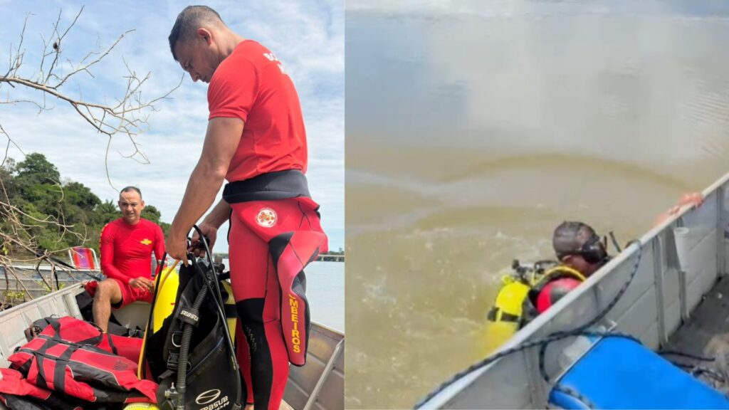 Corpo de homem que desapareceu em barco é localizado no Rio Teles Pires em Alta Floresta