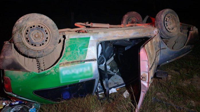 ALTA FLORESTA: Jovem de 20 anos sobrevive a capotamento na MT-208 e caminha 500 metros em busca de socorro